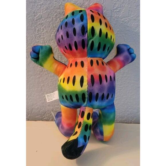 Garfield Paws Inc 2018 Multicolor Plush 9.5 in. Tie Dye Movie Toys NWOT - Picture 4 of 7